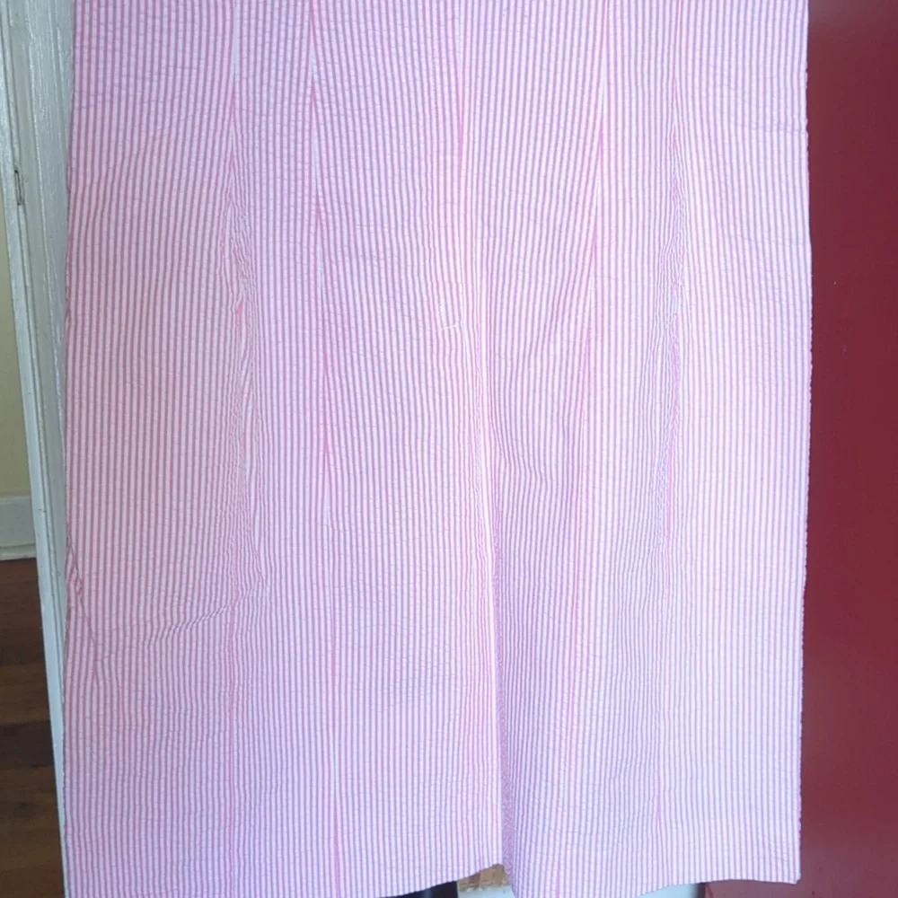 Lilly Pulitzer Light Pink Ruffle V-Neck Sleeveless Mini Dress - Picture 8 of 8